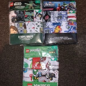 Boys Briefs 3 NEW Packs